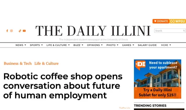 The Daily Illini article page